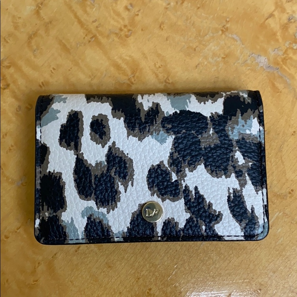 Authentic DVF genuine leather wallet